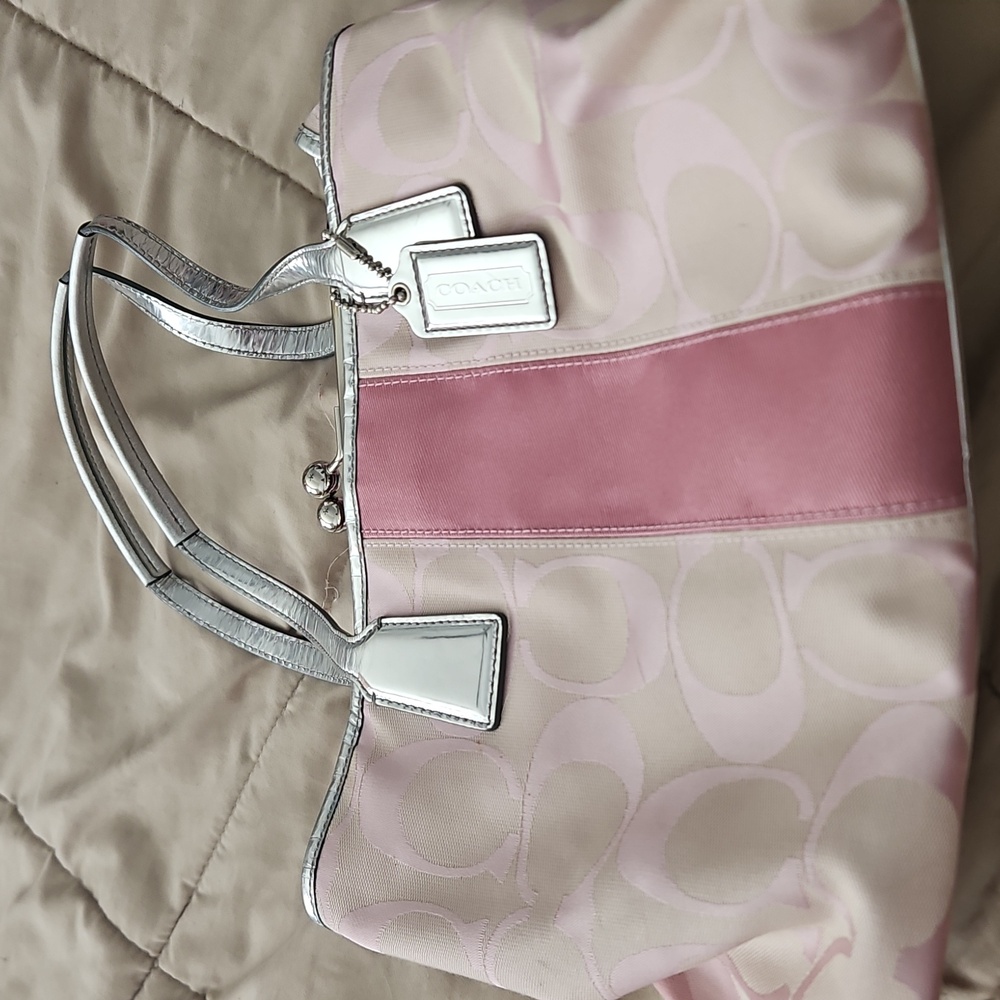 Coach handbag with wallet